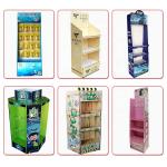 Cardboard Display Rack Potato Chip Advertising Recycled Paper Material