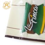 PET NY Visual Window Plastic Bags With Zipper Nuts Almond Dry Fruit Packaging