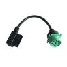 Buy cheap Green Deutsch 9-Pin J1939 Male to Right Angle OBD2 OBDII Male CAN Bus Cable from wholesalers