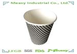 Takeaway 10oz Popular Paper Coffee Cups 330ml Logo Printed On The Cup Bottom