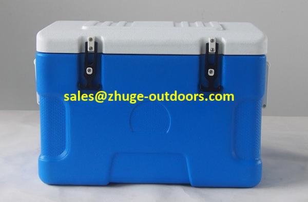 Buy cheap Hot Sale 30 Liter PU Insulation Blue Plastic Ice Cooler Box from wholesalers