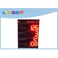 Buy cheap Customized Size / Layout Electronic Sports Scoreboard For Cricket 110V ~ 240V product