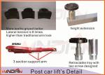 One Side Manual Two Post Hydraulic Car Lift Mechanical Release