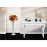 Buy cheap Three Size Glossy White Fiberglass Pot Planters Flower Planters Floor Vases from wholesalers