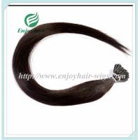 Buy cheap Pre-Bonded Hair 10"-28" 100s/pack 1B# color Straight Human Hair Brazilian hair product