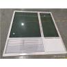 Buy cheap Custom Aluminum Alloy Fixed Glass Window With Air Conditioning Vent from wholesalers