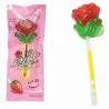 Buy cheap Fluorescence Light Up Candy Rose Flower Shape Lollipop With Lighting Stick from wholesalers