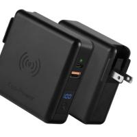 Buy cheap 4 In 1 Plug Type C USB 8000mAh Travel Charger Power Bank product