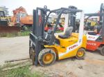 Used Origin Japan 3 Ton Forklift Tcm Fd30 with 3 Stages Mast with High Quality