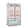 Buy cheap Commercial Triple Glass Freezer 4 Doors Upright Display Refrigerator from wholesalers