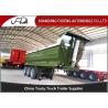 Buy cheap Tri - Axle Hydraulic Dump Semi Trailer U Or Square Shape 40CBM Box Dimension from wholesalers