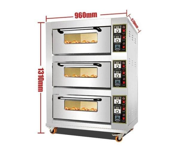 Buy cheap 3 Layer Stainless Steel Standard Gas Oven Control LED Light Baking Oven from wholesalers