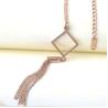 Buy cheap Long tassel Necklace with Stainless Steel Materials,High End Fashion Jewelry Women′s Sweater Tassel Pendant Necklace from wholesalers