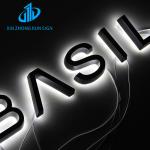 exterior illuminated backlit letter open outdoor solar led sign