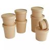 Buy cheap Food Kraft 30oz Personalised Printed Large Capacity Disposable Kraft Paper Bowl Eco Takeaway Food Package from wholesalers