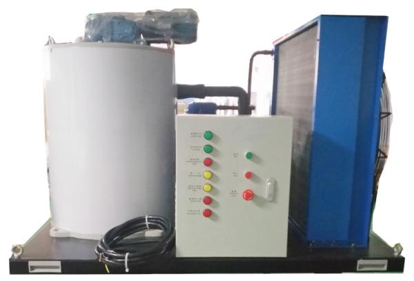 Buy cheap 1000kg/24h Sliced Ice Machine Salt Water / Sea Water With Marine Oil Tank Compressor from wholesalers