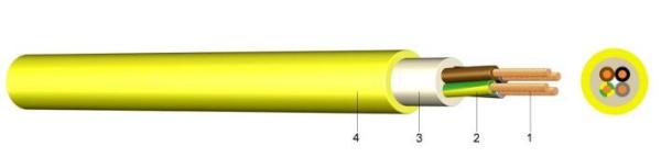 Buy cheap High Mechanical Stress Rubber Electrical Cable Polychloroprene Outer Sheath from wholesalers