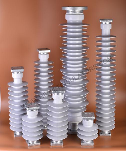 110kV Polymer Station Post Insulators With ANSI Or IEC Stanrdards In Grey Or Red