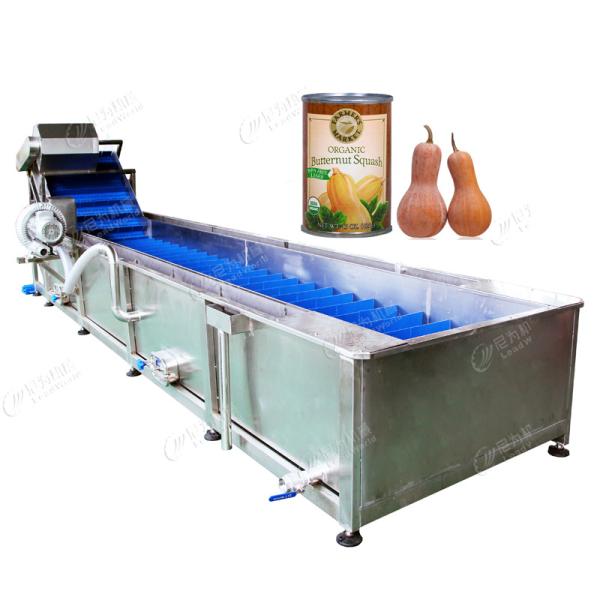Buy cheap Automatic Bubble Fruit And Vegetable Apricot Washing Cleaning Equipment Line 800kg from wholesalers