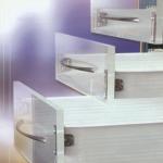 made in china white paint panels drawer slide 86mm