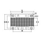 51*36mm 312W High Power UV Diode Module 385nm 395nm 405nm 15-18W/Cm² Cooper