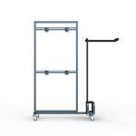Advertising Sign Flag Metal Display Stand 12 Yard Floor Standing