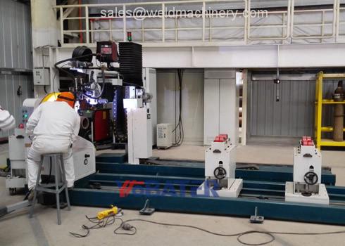 Buy cheap Supplier automatic mild steel pipe Welding equipments for Piping 40mm-600mm from wholesalers
