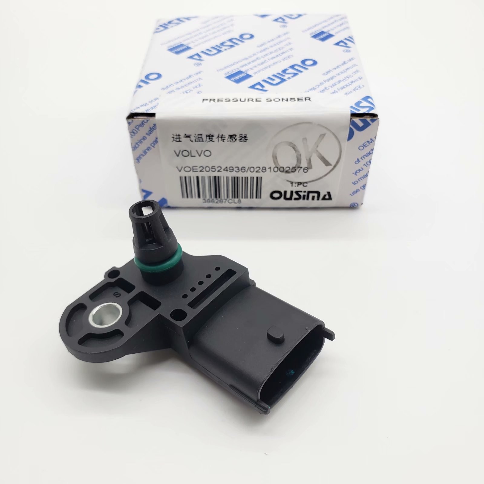 OUSIMSA Temperature pressure sensor VOE20524936 0281002576 boost pressure sensor For