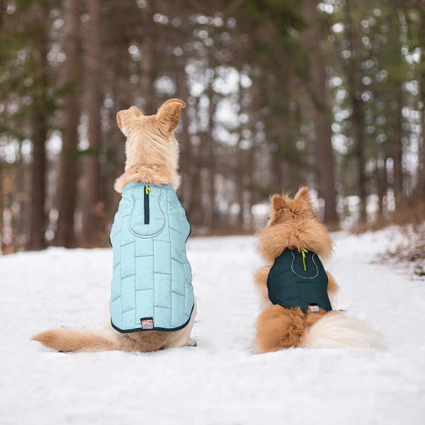Water Resistant and Winter Warm Dog Jacket Lightweight Reversible Pet Clothes