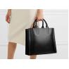 Buy cheap Three sizes PU leather tote one-shouldered crossbody custom logo women's handbag with strap from wholesalers