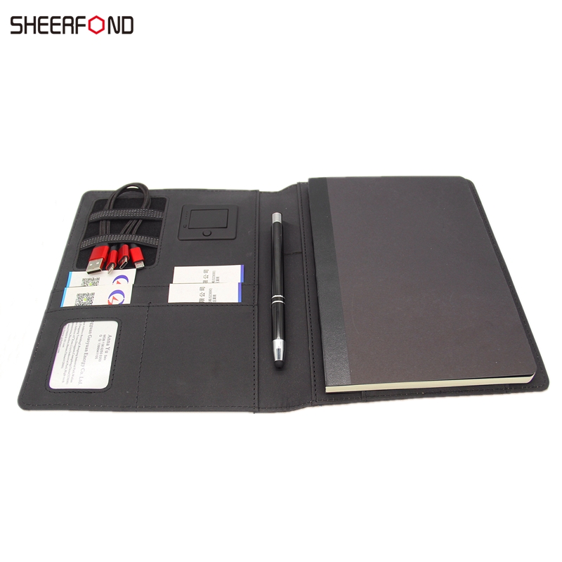 Waterproof Padfolio With Power Bank
