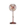 Buy cheap 16" Metal Retro Floor Standing Fan 3 Speed Round Pin Plug Brushed Nickel Finish from wholesalers