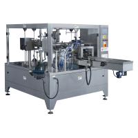 Buy cheap 1 Phase 220V Rotary Pouch Packing Machine 4.5KW Power 2450 * 1880 * 1900mm Size product