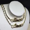 Buy cheap 18K Yellow Gold High End Custom Jewelry Panther Necklace With Diamonds / Lacquer from wholesalers