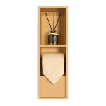 Customized Square Grids Metal 304 Stainless Steel Niche For Bathroom