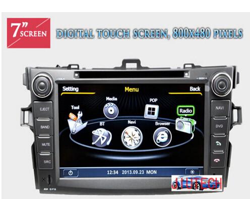 Car Stereo GPS Sytem GPS SatNav Navi Headunit Multimedia for Toyota Corolla