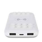 2019 Best Seller Sticker Qi Certified 10000mAH Wireless Charging Power Bank
