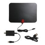 Black Durable High-Quality ABS Material IEC F male Connector Indoor HDTV Antenna