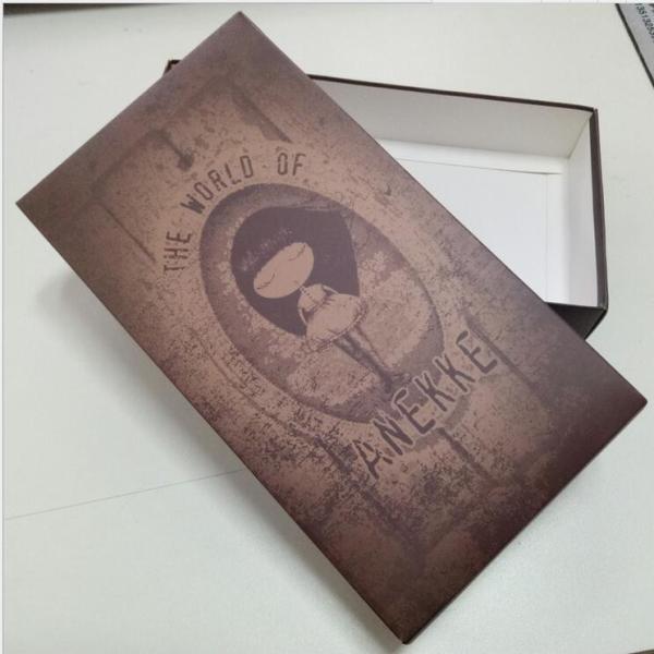 High quality custom design printed folding clothing packaging paper cardboard