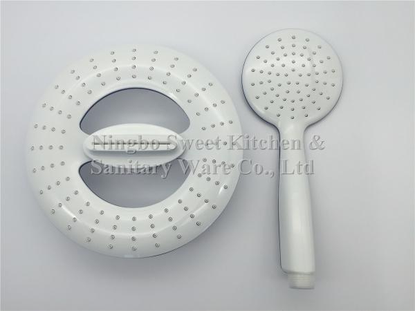 Water saving chrome plating shower head hand shower top shower rain shower set