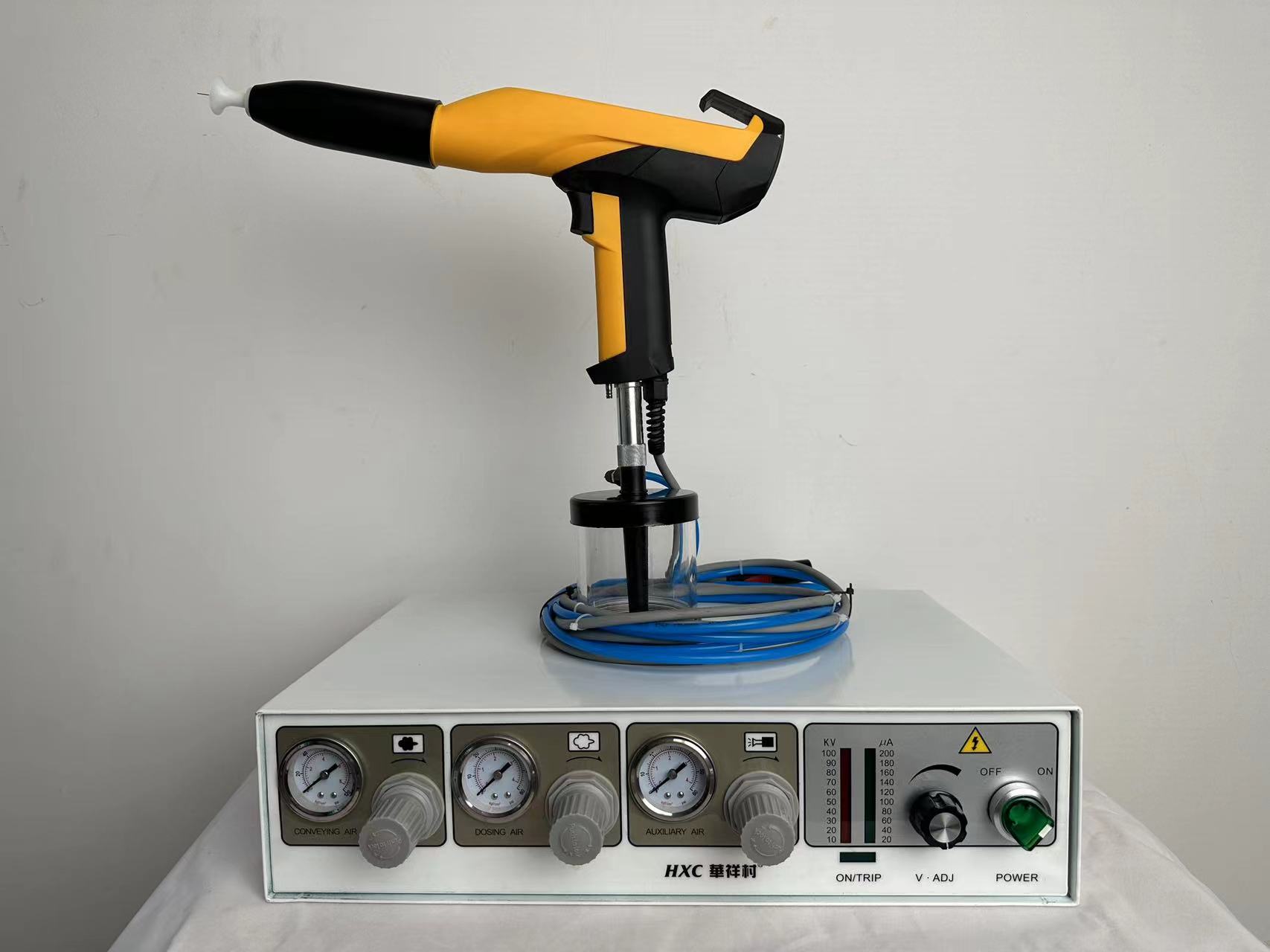 Powder Coating Plant Machine Type Portable Metal Painting Machine with Small Hopper