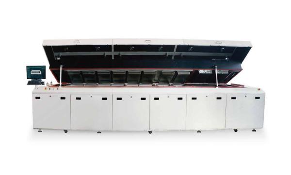 Buy cheap 10 Heating Zones SE Series Reflow Oven Dual Rails 70KW Total Power from wholesalers