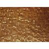 Buy cheap Fashion Brass / Aluminum Alloy Metallic Mesh Fabric Colth Sequin Fabric from wholesalers
