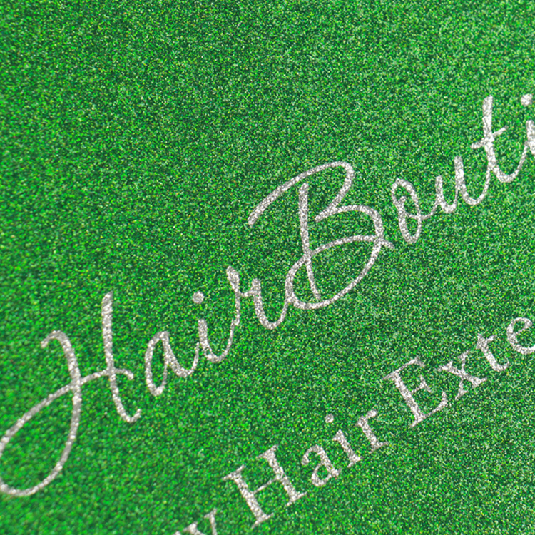 Glitter Paper Hair Extension Packaging Box Smooth Open With Magnetic Closure