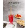 Buy cheap 100% Bamboo Disposable Straws 19cm 22cm For Children Organic Drinking Usage from wholesalers