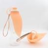 Buy cheap Portable Silicone Dog Water Bottle With Collapsible Bowl from wholesalers