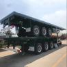 Buy cheap Customizable 2 3 4 Axles 30tons 40 Tons 50 Tons Shipping Container Flatbed Semi Trailer With Tractor Truck from wholesalers