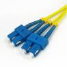 Buy cheap SC UPC / APC Duplex 3mm Single Mode Fiber Patch Cord Optical Fiber Cable FTTA from wholesalers