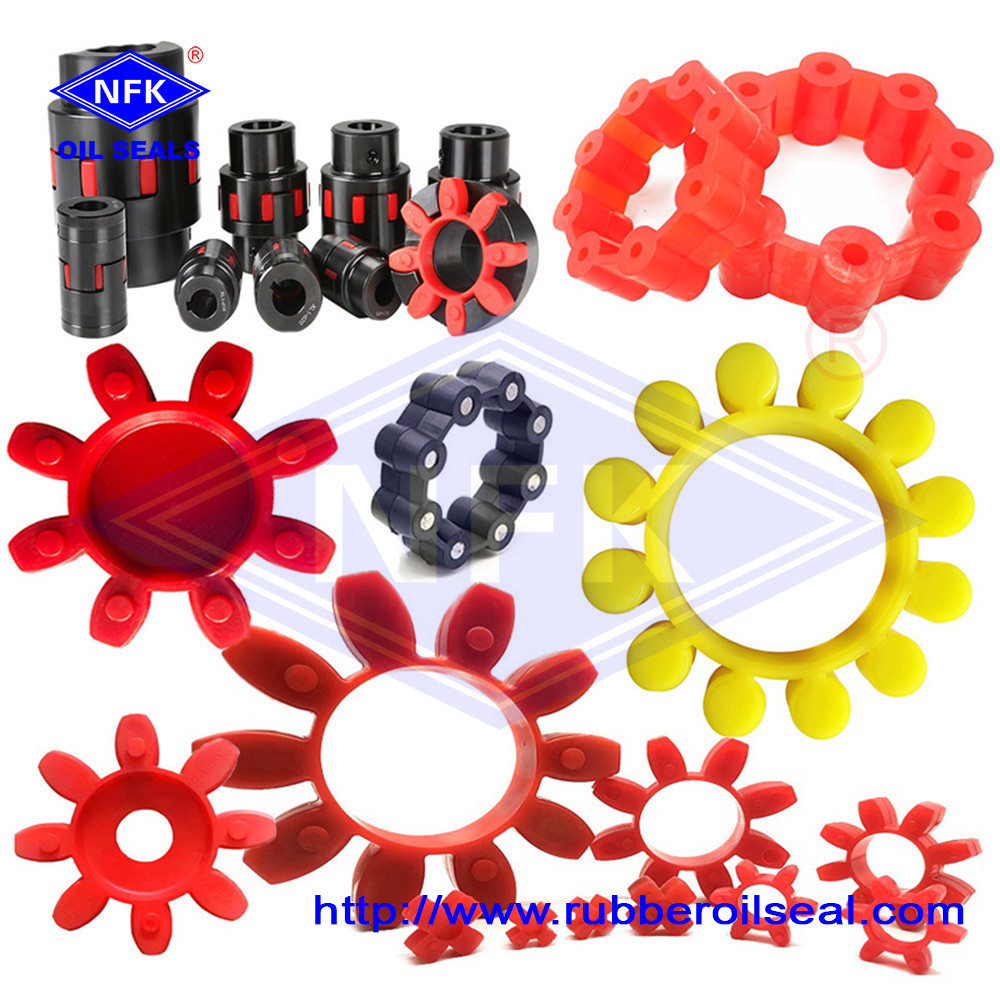 Pressure Resistant Rubber Star Coupling For Mini Excavator