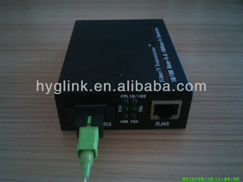 Gpon MM SM 155Mbps UTP RJ-45 Media Converter Single Mode